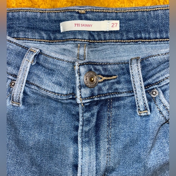 Levi Strauss 711 Skinny Jeans 27x28.5 - Picture 4 of 8